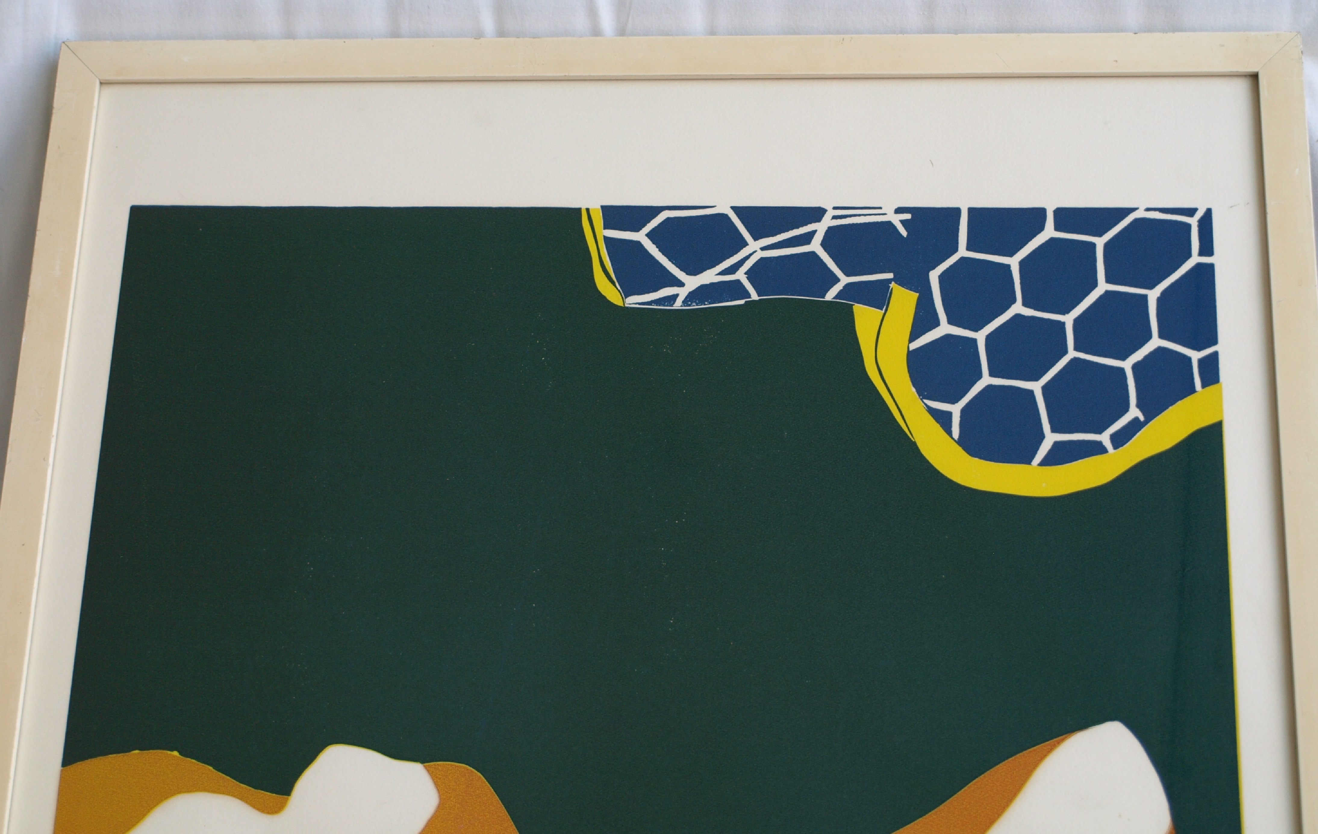 Niet of onleesbaar gesigneerd - Zeefdruk , Zonder titel - gesigneerd & ingelijst - 1968  kopen? Bied vanaf 1!