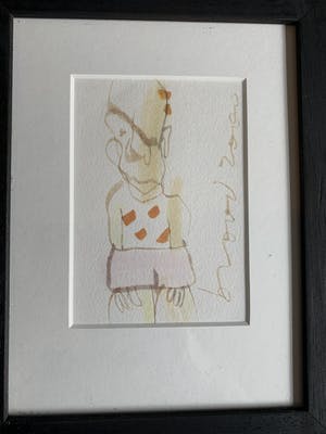 Herman Brood - Fraaie originele tekening Herman Brood uit privécollectie kopen? Bied vanaf 280!