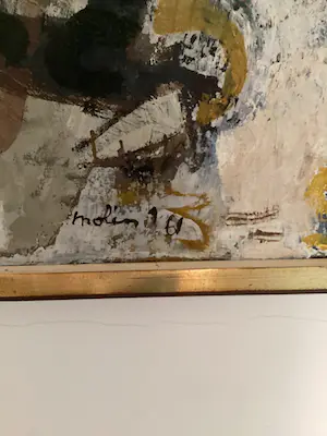 Lei Molin - abstrakt, veelkleurig olieverfschilderij kopen? Bied vanaf 399!