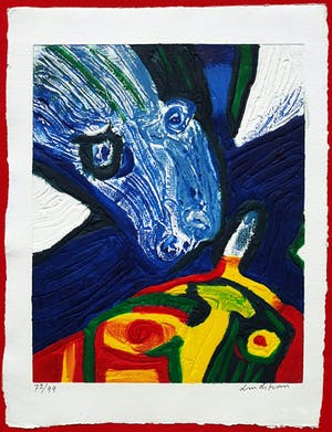 Bengt Lindstrom - Fantasiewezens, aquagravure op dik geschept papier kopen? Bied vanaf 395!