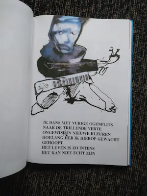 Herman Brood - woedend licht met zeefdruk kopen? Bied vanaf 150!