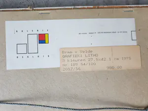 Bram van Velde - Zonder Titel kopen? Bied vanaf 260!