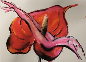 Elvira Bach - Anthurie kopen? Bied vanaf 250!