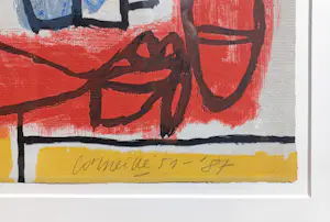 Corneille - Banlieue, litho (netjes ingelijst) kopen? Bied vanaf 275!