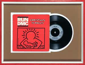 Keith Haring - 7 inch single - RUN-D.M.C. - Christmas in Hollis verkocht voor € 1!