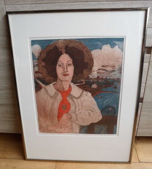 Cees Landsaat - Kleurets en aquatint, "De Brug" . kaufen? Bieten Sie von 30!