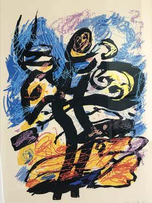 Kees Salentijn - Hommage aan Van Gogh I verkocht voor € 120!