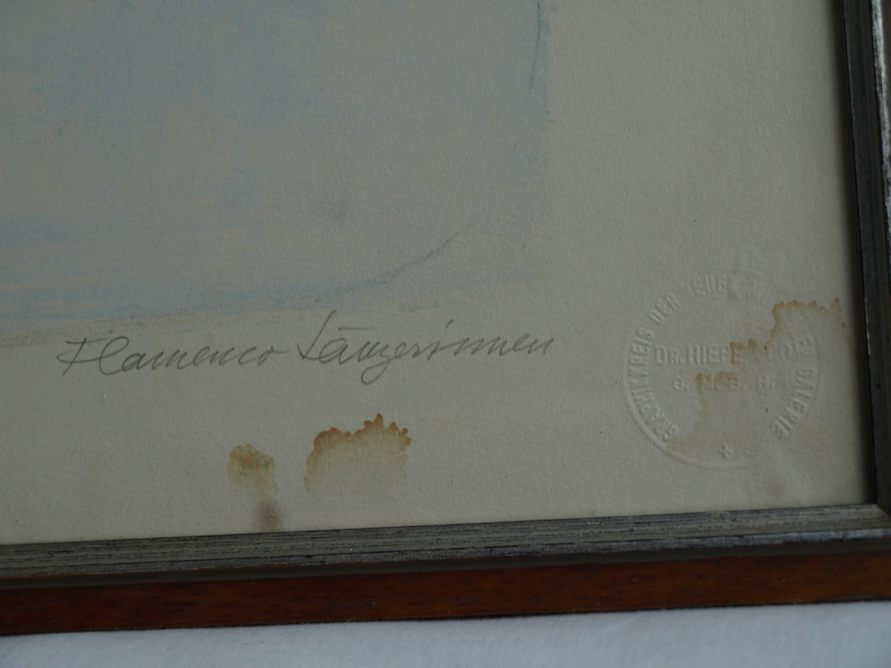 Max Lacher - Litho , Flamenco Tänzerinnen – ingelijst – 1966 kopen? Bied vanaf 50!