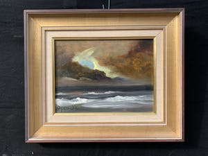 Paul Permeke - Olieverf schilderij: onweer over zee kopen? Bied vanaf 250!