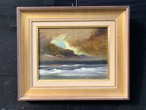 Paul Permeke - Olieverf schilderij: onweer over zee verkocht voor € 250!
