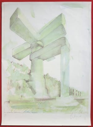 Claes Oldenburg - Lake Union, Seattle, litho kopen? Bied vanaf 325!