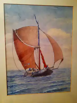 Willem Vaarzon Morel - W.Voorzon Morel.Zeilboot'Veere. vendu pour 320€ !