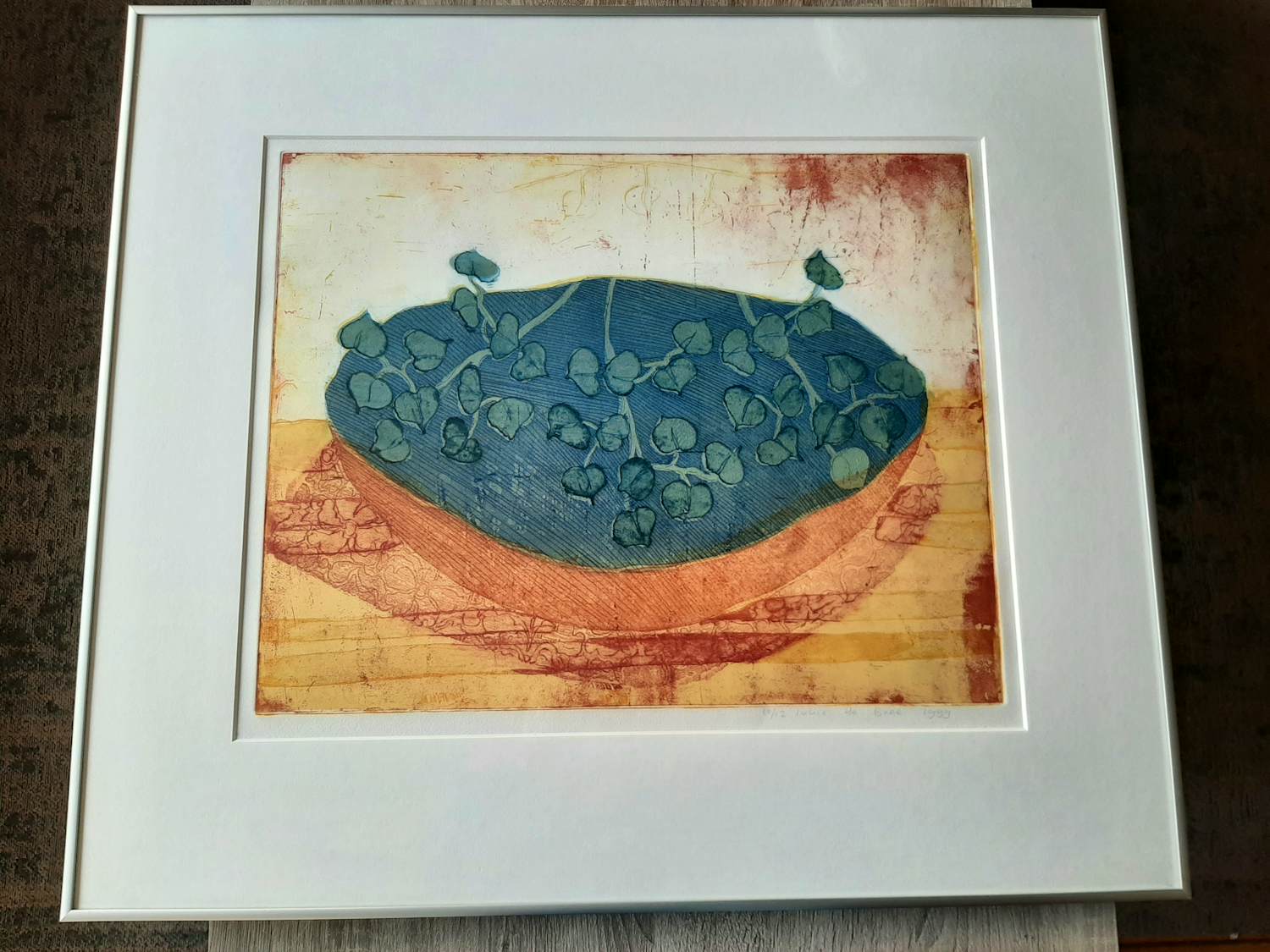 Lukie de Bree - Kleuren ets, "Zonder titel VIII" kopen? Bied vanaf 40!