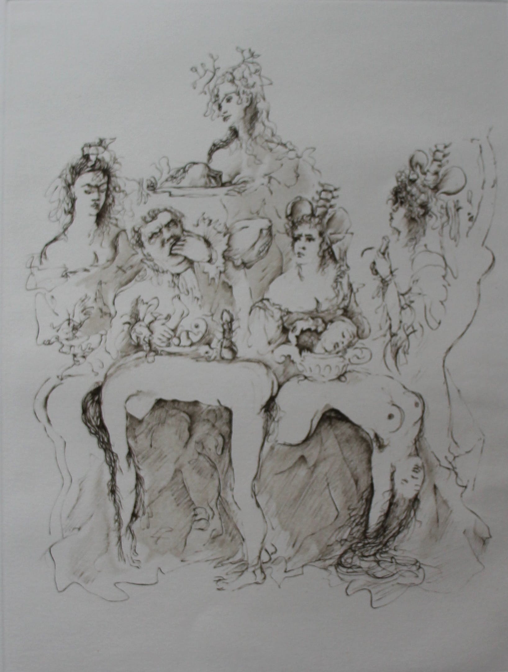 Leonor Fini - Ets(zwart/wit) verkocht voor € 75!