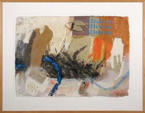 Mohamed Quraish - Zeefdruk, Zonder titel I - Ingelijst (Groot) kopen? Bied vanaf 50!