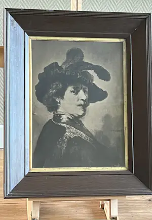 Rembrandt van Rijn - Tronie van een man met gevederde baret kopen? Bied vanaf 50!