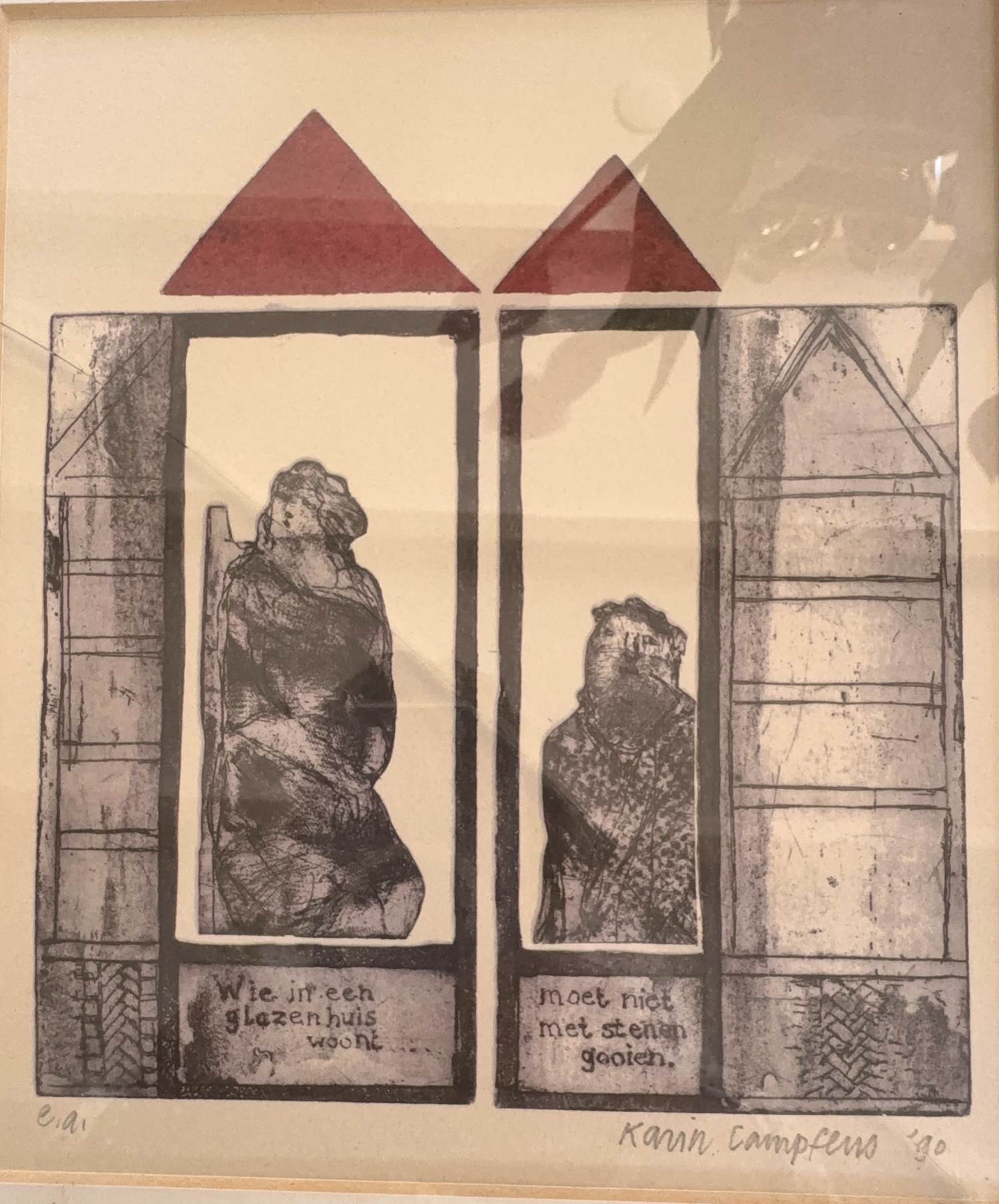 Karin Campfens - Wie in een glazen huis woont kopen? Bied vanaf 50!