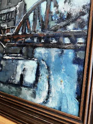 Toon Koster - Havenlandschap Rotterdam kopen? Bied vanaf 100!