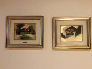 Twee Italiaanse landschapjes. verkocht voor € 1!