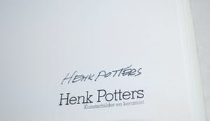 Henk Potters - Keramisch bord+Tegel+Gesign. boekwerk: 'Henk Potters, Kunstschilder en Keramist' kopen? Bied vanaf 40!