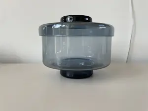 Floris Meydam - Staablauwe glazen koekdoos kopen? Bied vanaf 40!