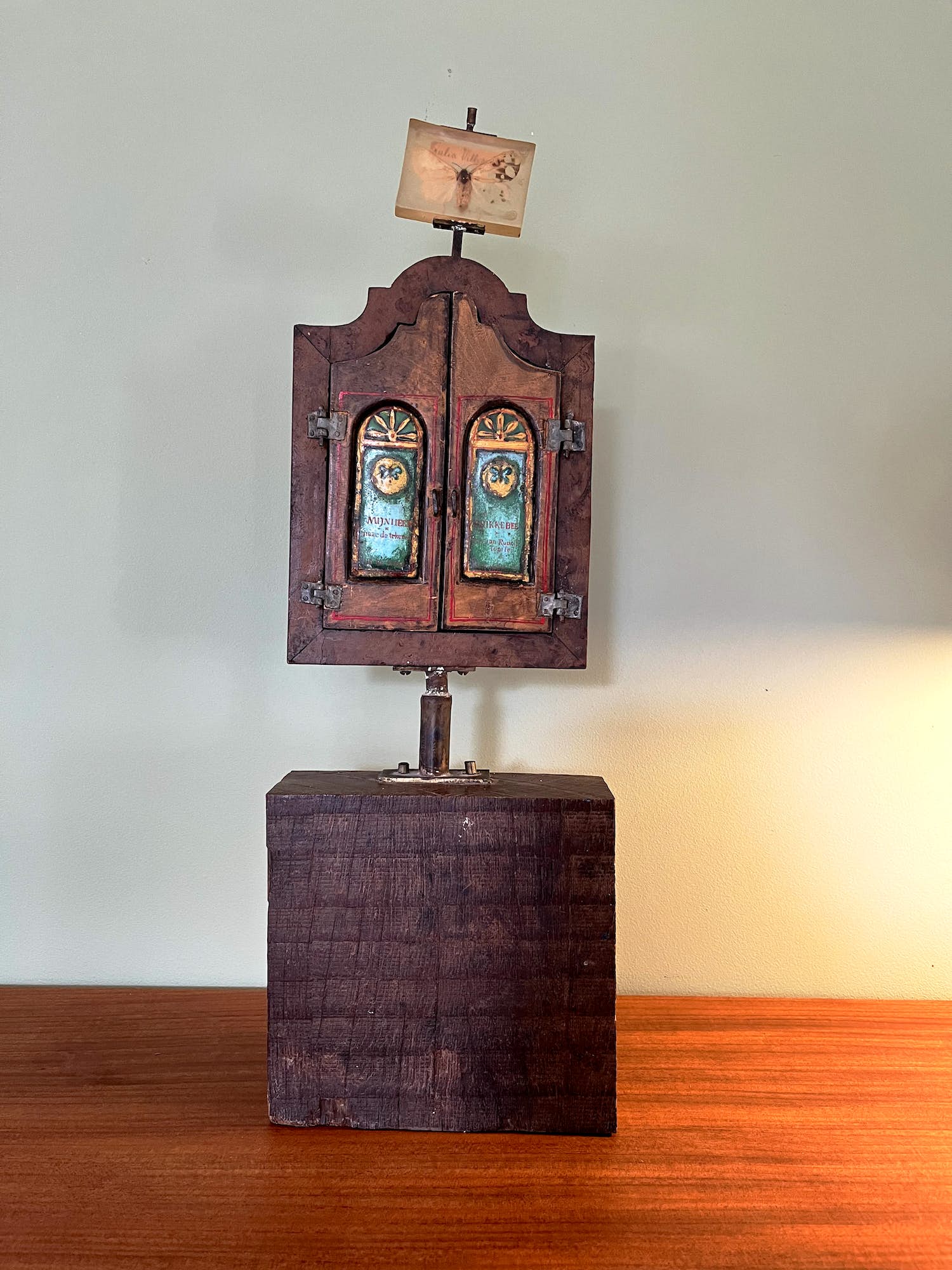 Go de Kroon - Mijnheer Prikkebeen - drieluik verkocht voor € 80!