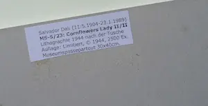 Salvador Dali - Cornflower Lady 1944 - druckgesigneerd oplage 2.500 - kopen? Bied vanaf 85!