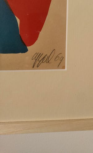 Karel Appel - Happy Face - Handgesigneerde 1969 litho (ingelijst) kopen? Bied vanaf 635!