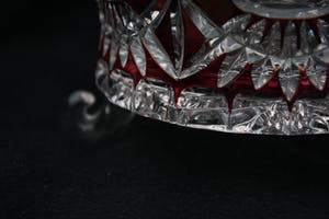 Niet of onleesbaar gesigneerd - Zwaar Kristalen Bonboniere. kopen? Bied vanaf 1!