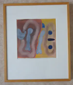 Jeroen Olthof - TEGENGESTELDE SPANNINGEN / ORIGINEEL WERK / 63x53cm / KADER / SIG / 1990 kopen? Bied vanaf 40!