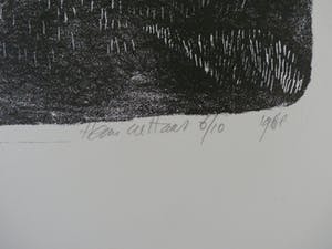 Henri de Haas - litho: vrouw met hond - 1967 kopen? Bied vanaf 35!