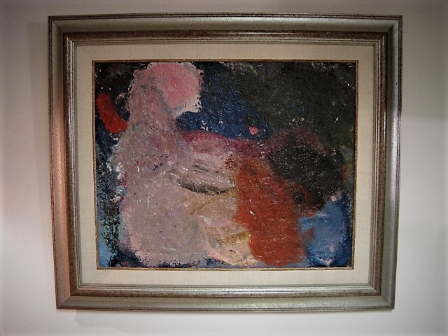 Meidam de Kroon - Zeldzaam! Abstract olieverf expositie Galerie Delaive Amsterdam 1993 kopen? Bied vanaf 10!