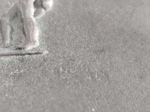 Fritz Nuss - 1946 Bronzen plaat kopen? Bied vanaf 70!