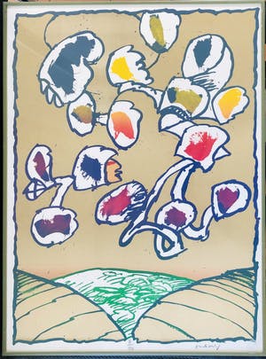 Pierre Alechinsky - sans titre maar met lijst! kopen? Bied vanaf 685!