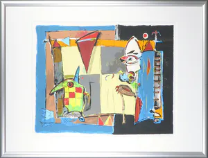 Cor de Jong - Zeefdruk, Ritueel - Ingelijst kopen? Bied vanaf 1!