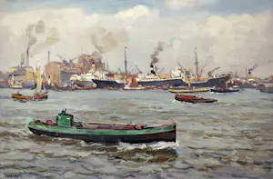 Evert Moll - Haven van Rotterdam kopen? Bied vanaf 750!