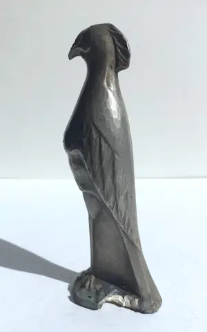 Nel Bakema - Vogel, gesigneerd tinnen beeld kopen? Bied vanaf 195!