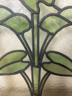 Onbekend - 5 authentieke Glas-in-Loodramen uit de jaren 1920-1930 kopen? Bied vanaf 350!