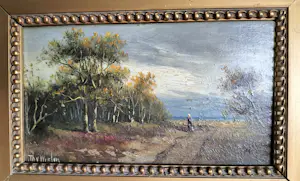 Thomas van Wissen - Heide landschap kopen? Bied vanaf 30!