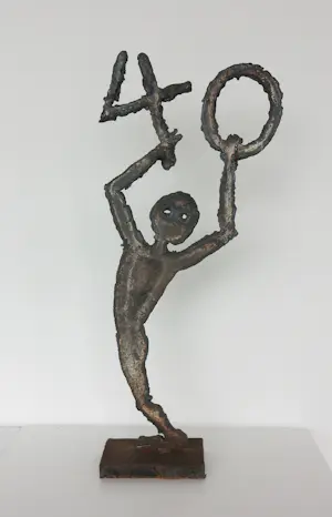 AcheterAlbrecht Genin - Sculptuur van metaal, Figur 40? Enchérissez de 150!