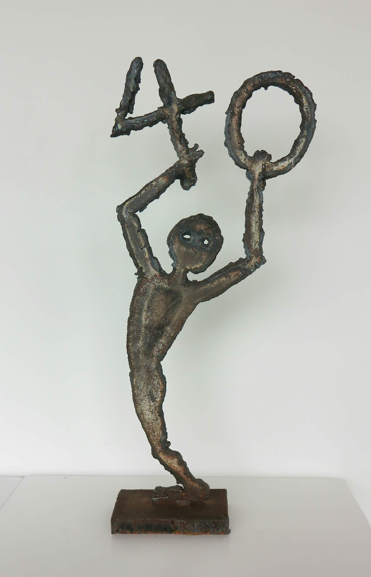 Albrecht Genin - Sculptuur van metaal, Figur 40 kopen? Bied vanaf 500!