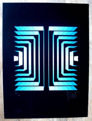 Jean Pierre Yvaral - Zeefdruk: Abstract kopen? Bied vanaf 150!