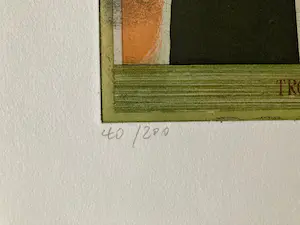 Uwe Bremer - Trompeter - Louis Armstrong - Signierte und nummerierte Original Farbradierung kopen? Bied vanaf 100!