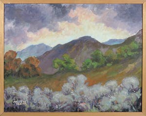 Jan Dekker - Olieverf op hardboard, Duinen - Ingelijst kopen? Bied vanaf 1!