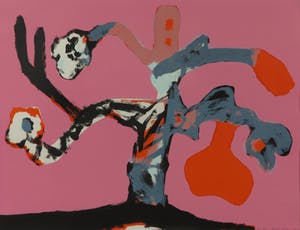 Gerdien Kroes - Zeefdruk, Z.T. Boom - Ingelijst (Groot) kopen? Bied vanaf 1!
