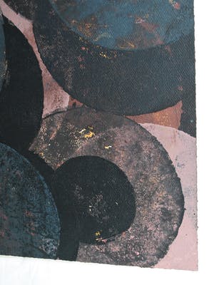 Willem van Malsen - 2 Werken , acrylverf op doek , “Circels” – ca. 2004 kopen? Bied vanaf 150!