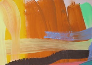 Ton Biermans - Acryl op papier, Lot van drie voorstellingen kopen? Bied vanaf 1!