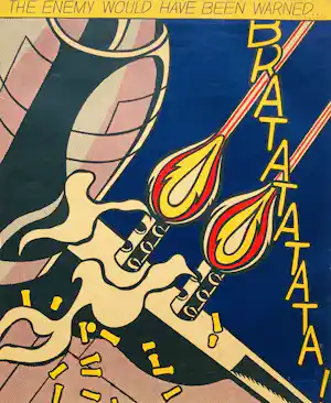 Roy Lichtenstein - As I opened fire - Stedelijk Museum Amsterdam verkauft für € 30!