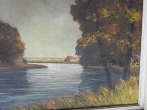 Pierre-Auguste Pichon - Pendant vanTwee Rivier-Landschappen kopen? Bied vanaf 50!