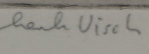 Henk Visch - Ets, De weg.. - Ingelijst kopen? Bied vanaf 1!